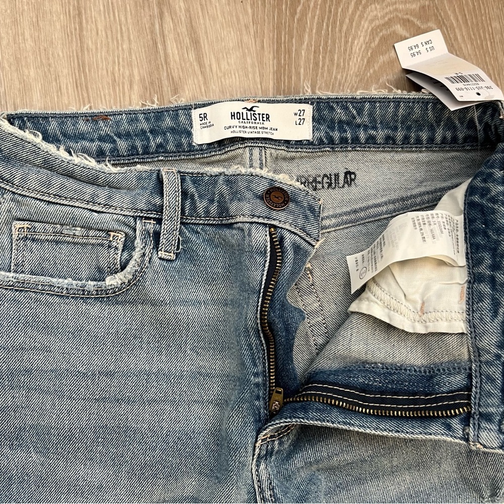 Hollister Blue Distressed Women Jeans - Picture 4 of 6